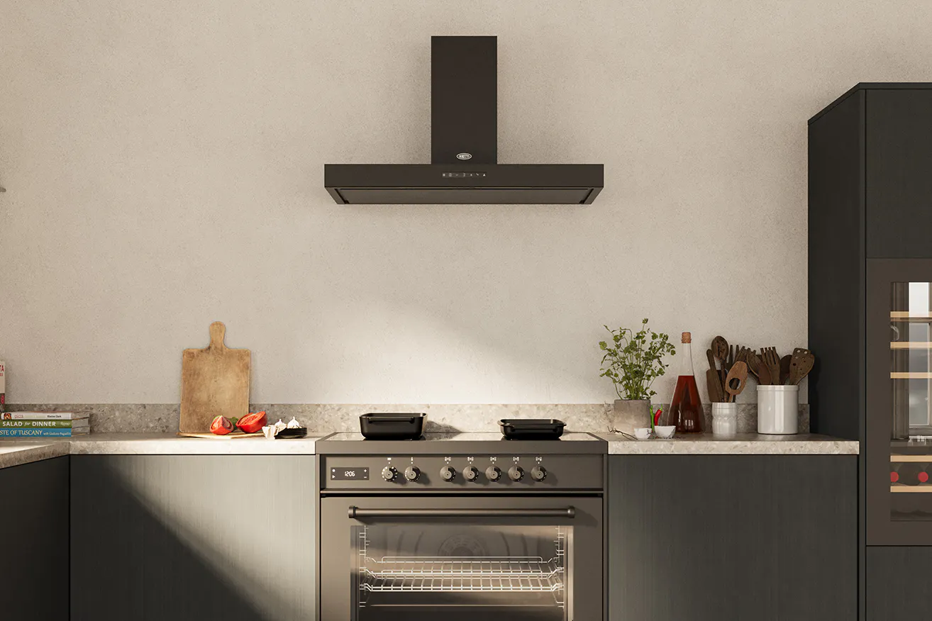 Milano | 90 cm Gasfornuis, 6 branders dubbele oven